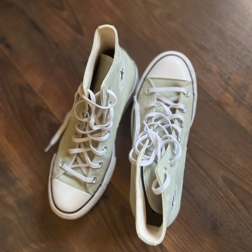 Green Platform Converse - Picture 3 of 7